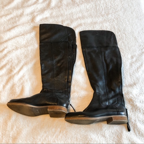 Franco Sarto Shoes - Franco Sarto | Knee High Black Leather Boots